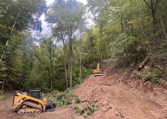 Excavation Newport, TN - excavation and dirt work for an access road